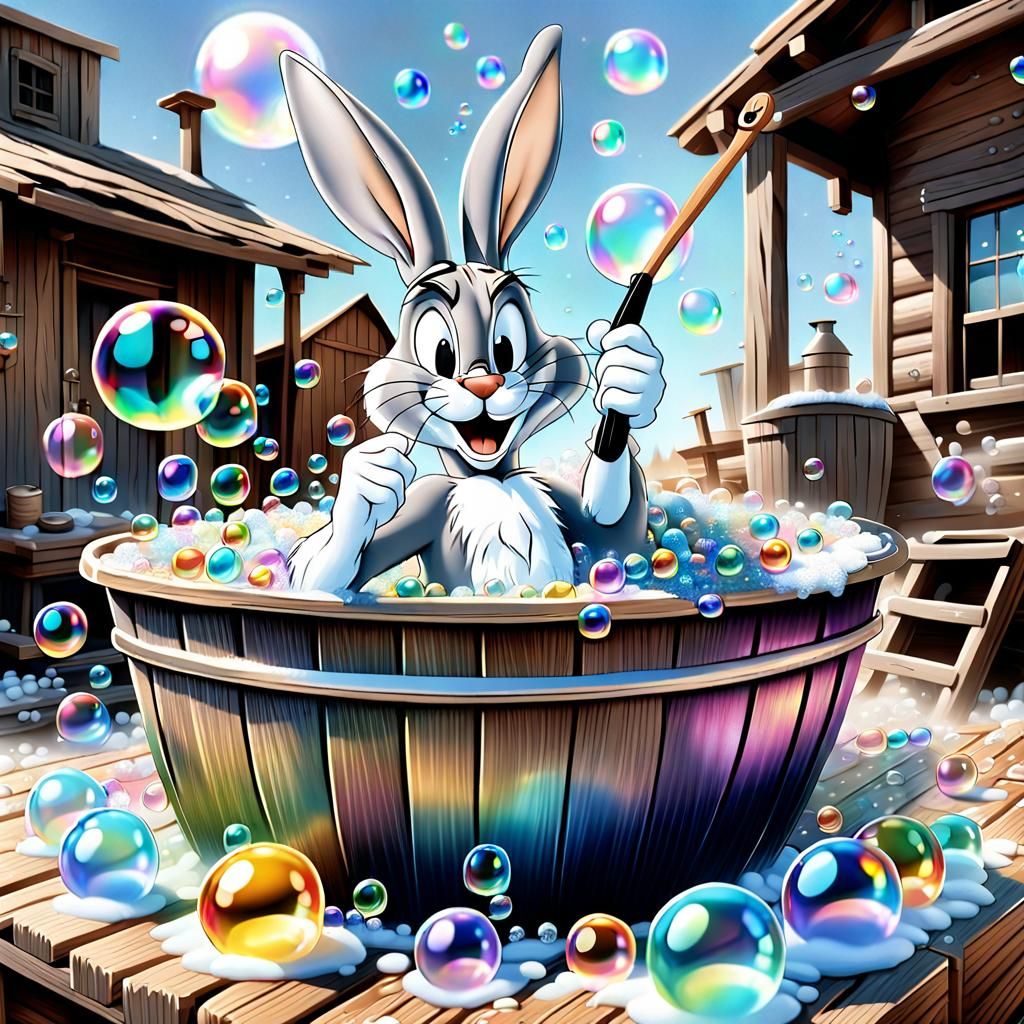 Bugs Bunny's Bubble Bath in Friz Freleng Style