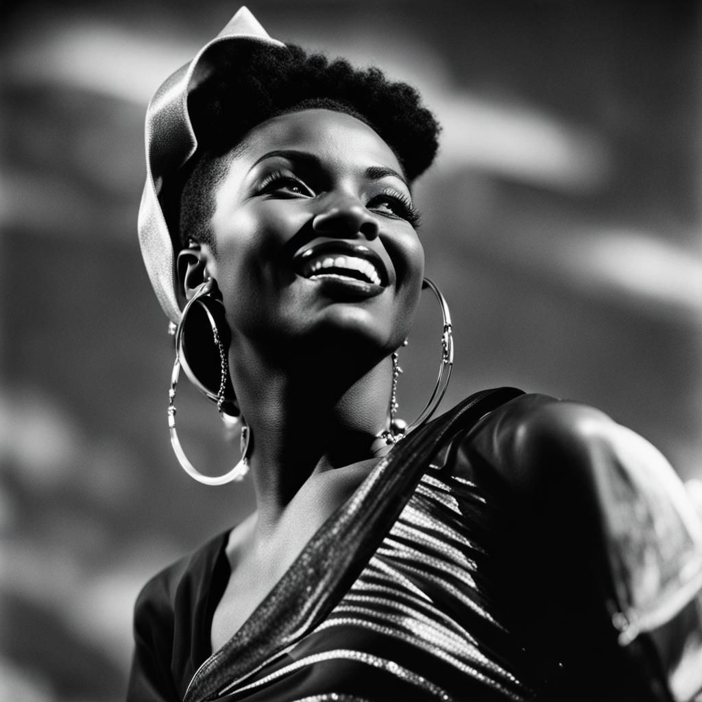 Black Woman in Ecstasy: Voluptuous Pleasure