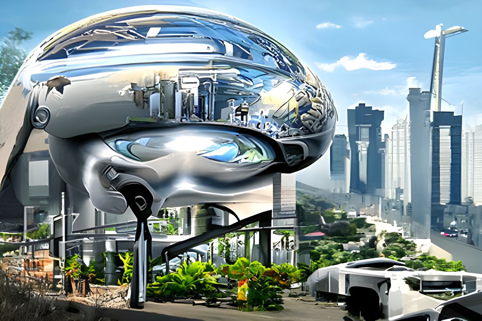What does artificial intelligence  REALLY want for humanity? | simulation | utopian city | dream within a dream | matte ...