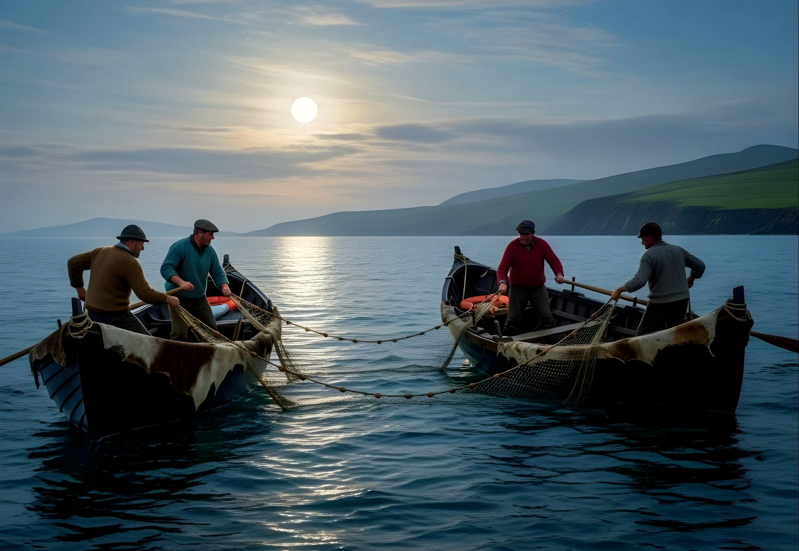 1800s, Irish fishermen