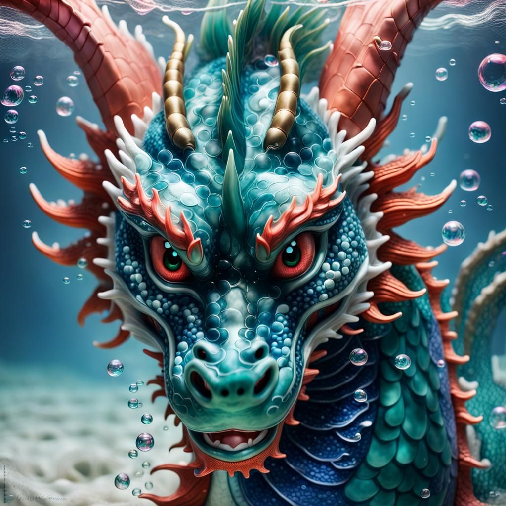 Glass Dragon Undersea: Mythical Coral Reef