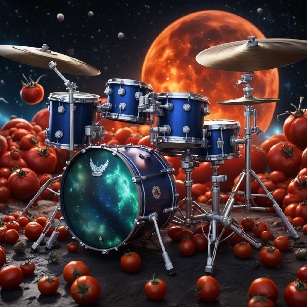 Evil Drumkit Feast: A Space Fantasy Concept