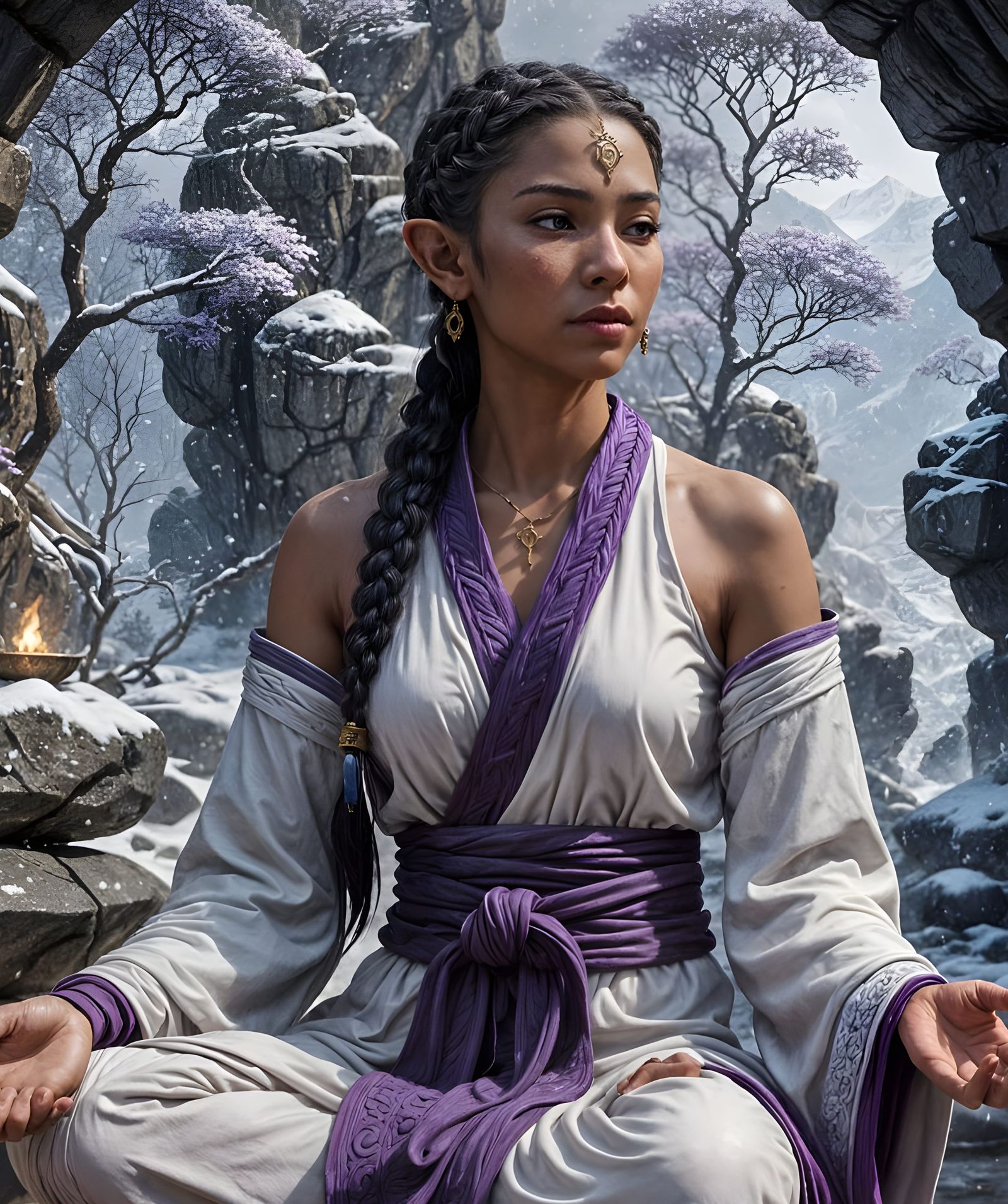 Minnori L'vellantu after meditation