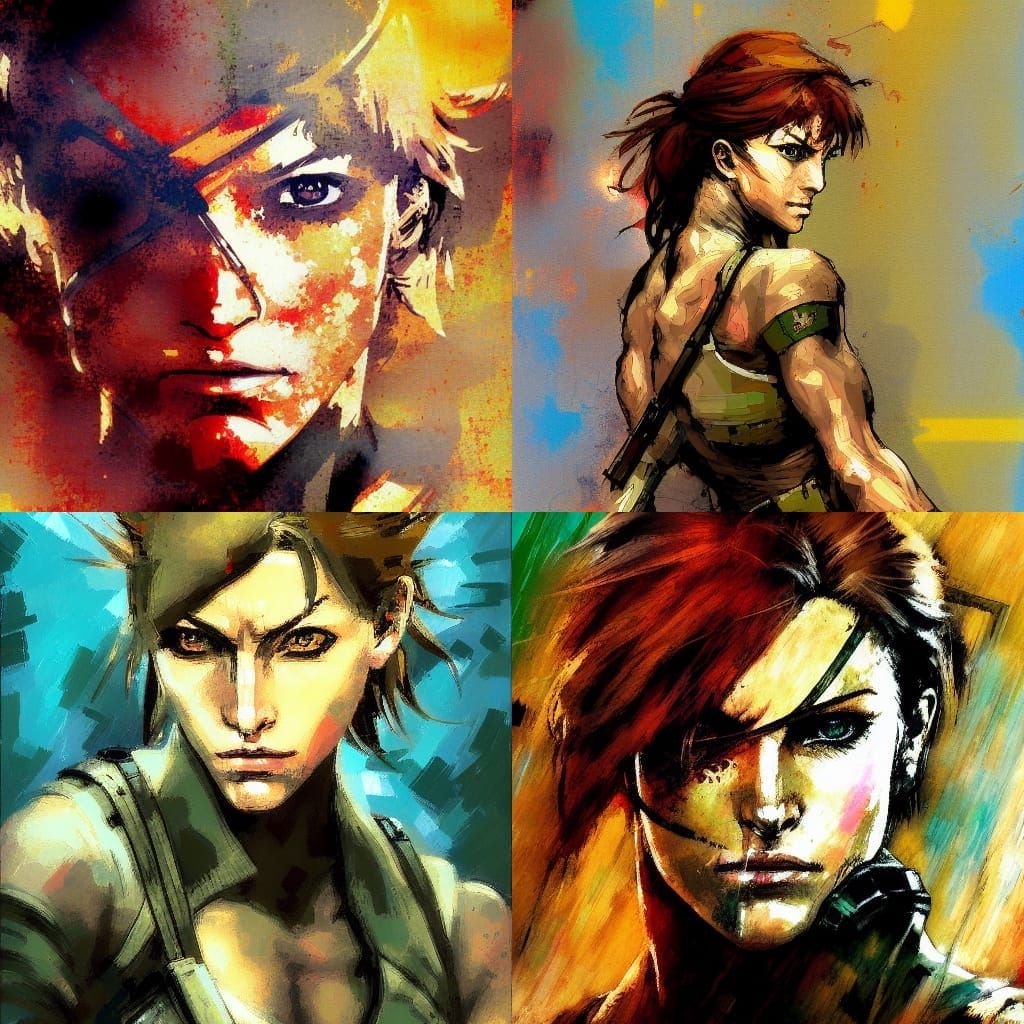 Quiet Sniper Concept Art in Neo-Impressionist Style