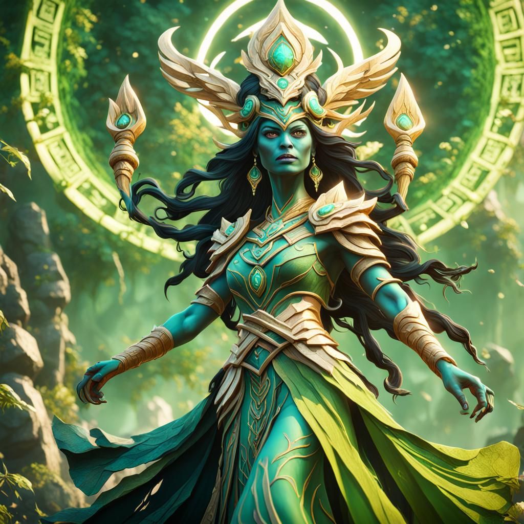 Earth Spirit: Detailed Matte Painting in Unreal Engine