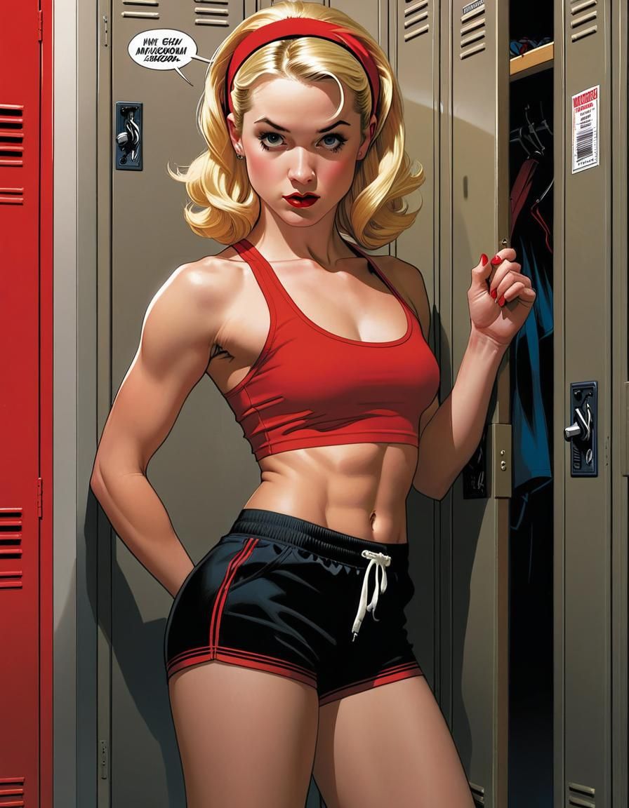 Sabrina Spellman In The Locker Room 2