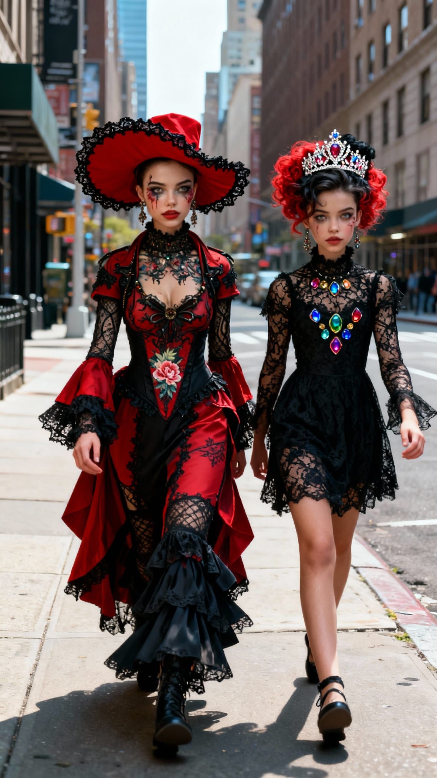 Two Girls Explore The Streets of New York City