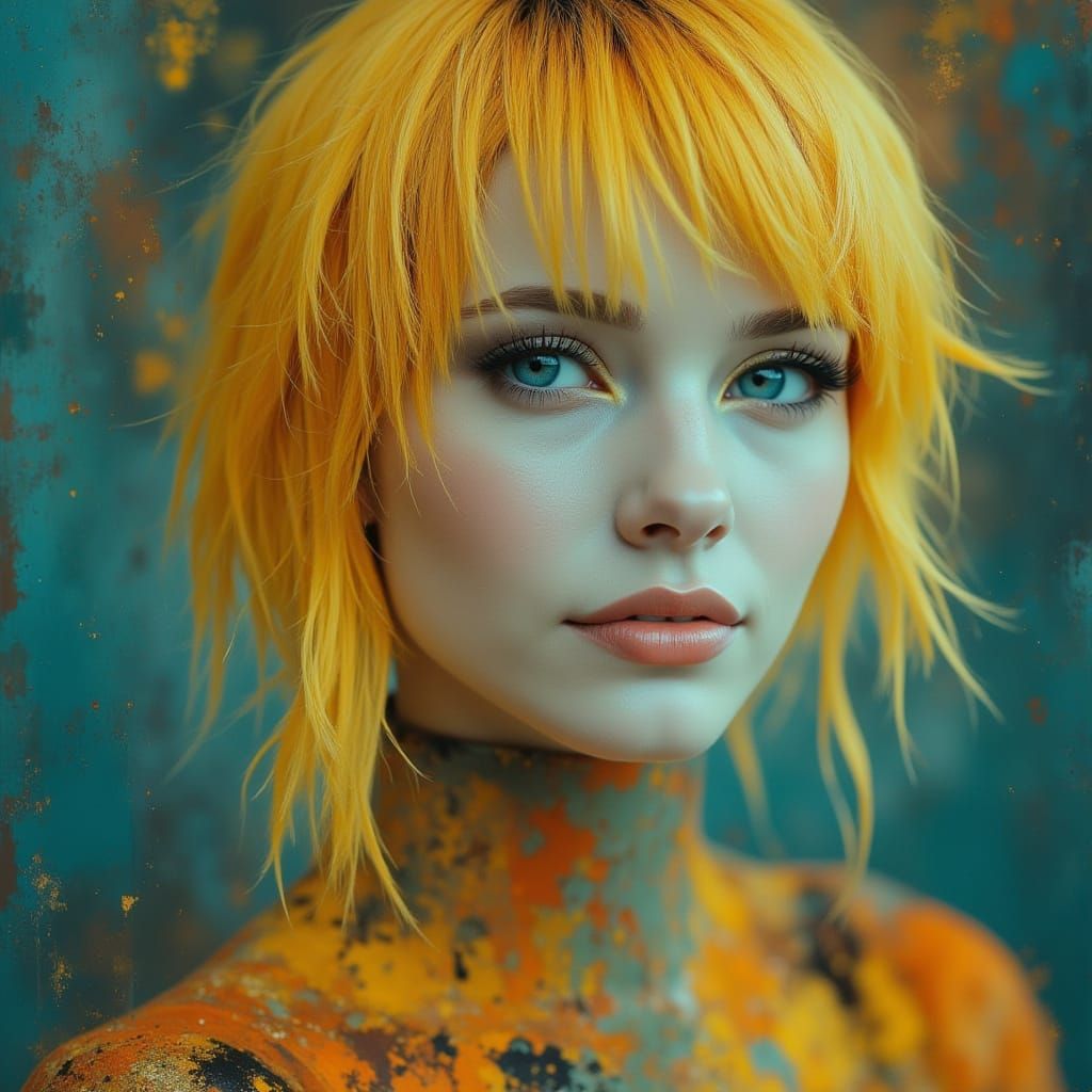 Morgan Fairchild as Dolores O'riordan in Oil Painting Style