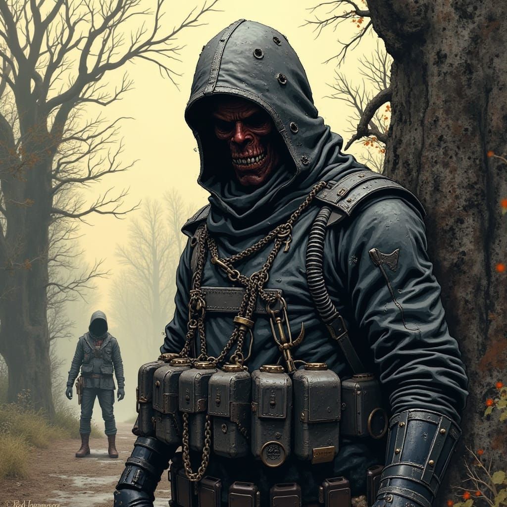 Dark Fantasy World in a Grim Atmosphere