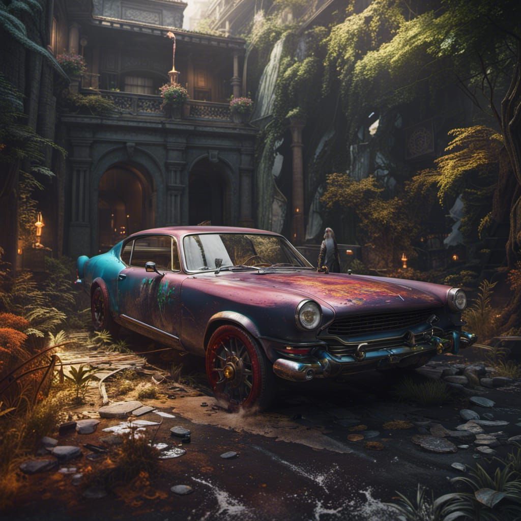 Detailed Car Matte Painting in Unreal Engine