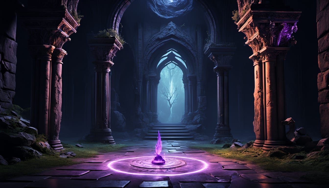 Ethereal Chamber of Violet Flame