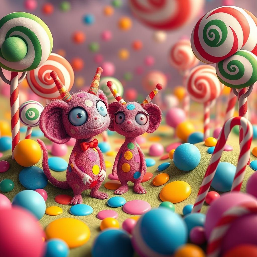 Psychedelic Candyland: Dr. Seuss-Inspired Digital Art