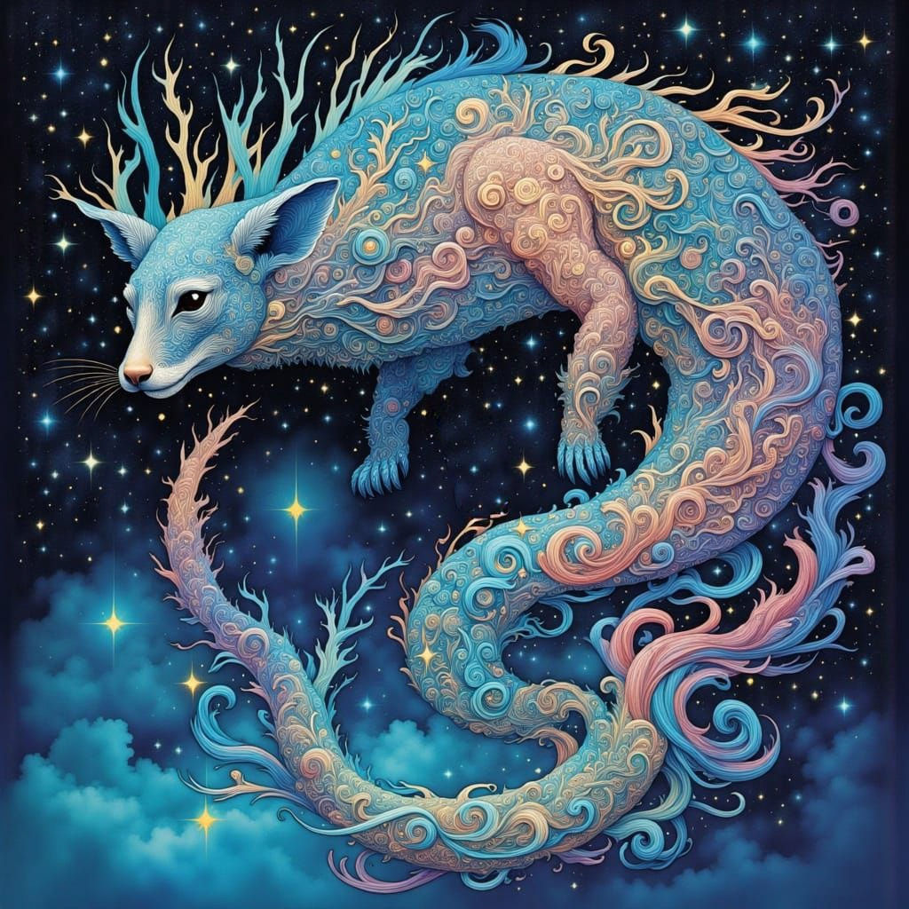 Ethereal Dreamscapes in Cyberpunk Aesthetic