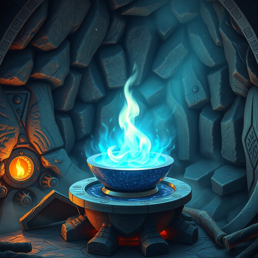 Celestial Forge in Etherspark Crucible, with Shifting Conste...