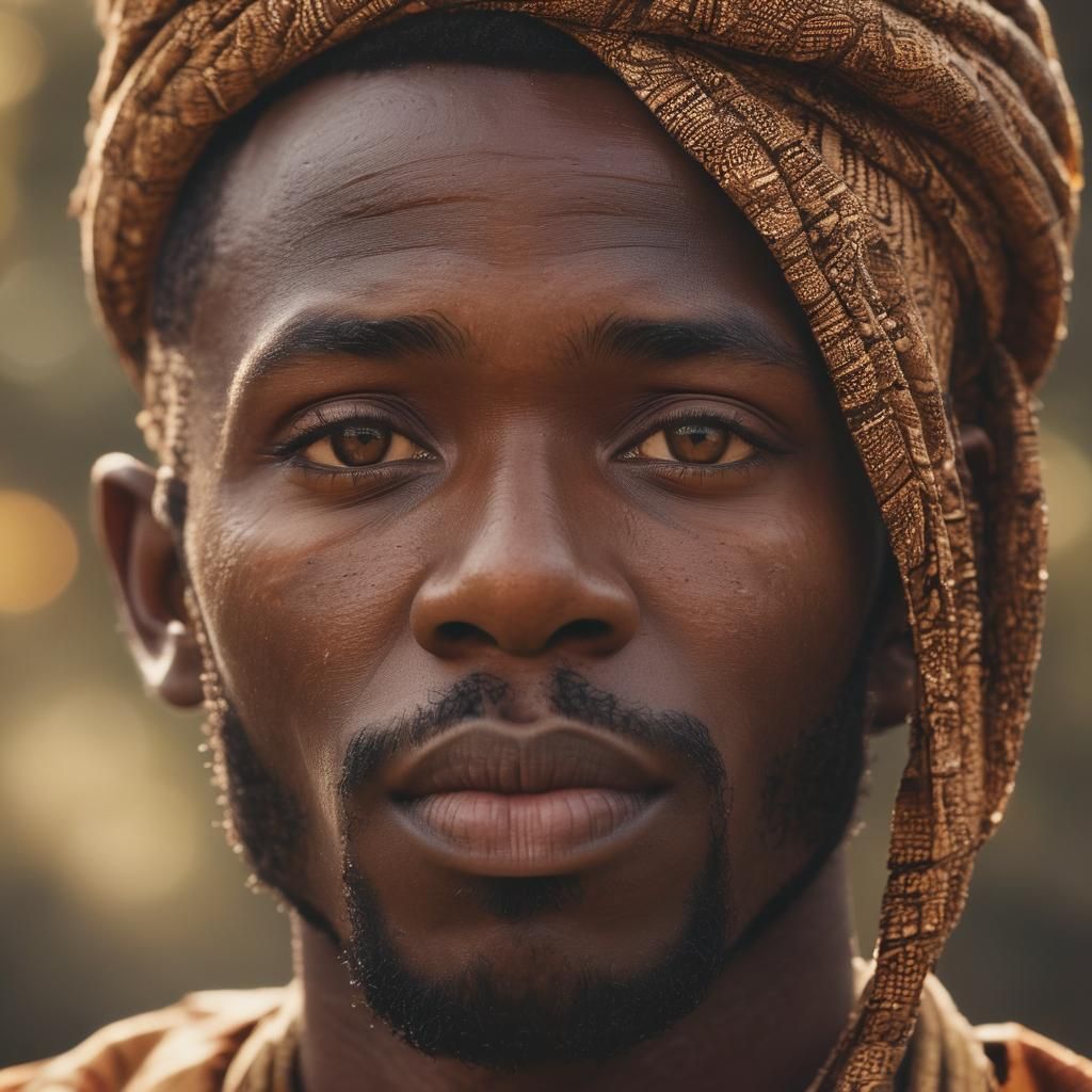 Cinematic Portrait of Daniel Mukuru in Golden Light