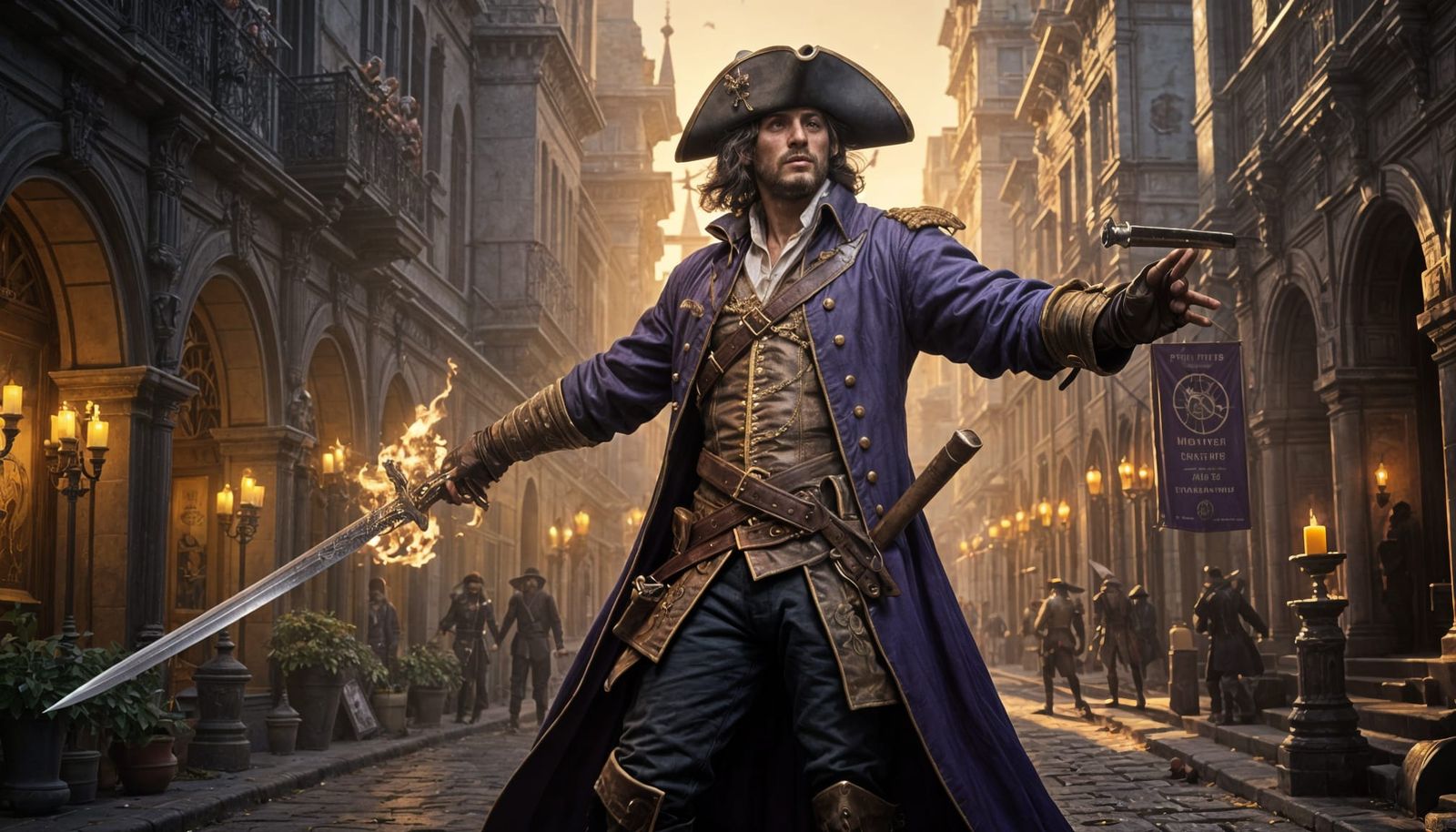 17th Century French Musketeer in Epic Sword Duel