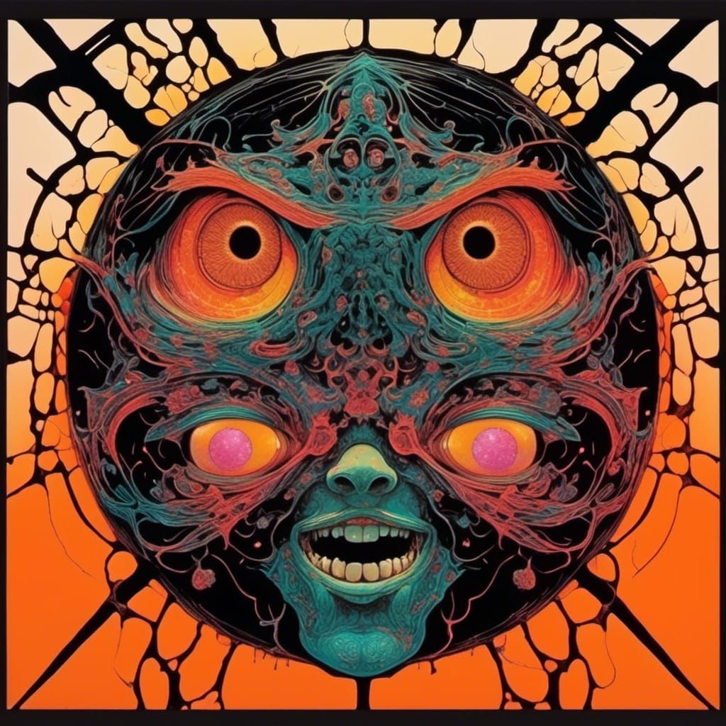 Psychedelic Grandma in the Peep Hole III