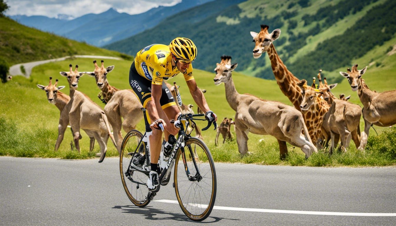 Tour de France: Animals Race Through Mountains