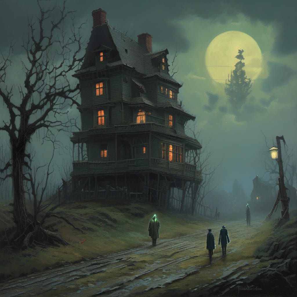 Dark Power, Gothic Fantasy Art