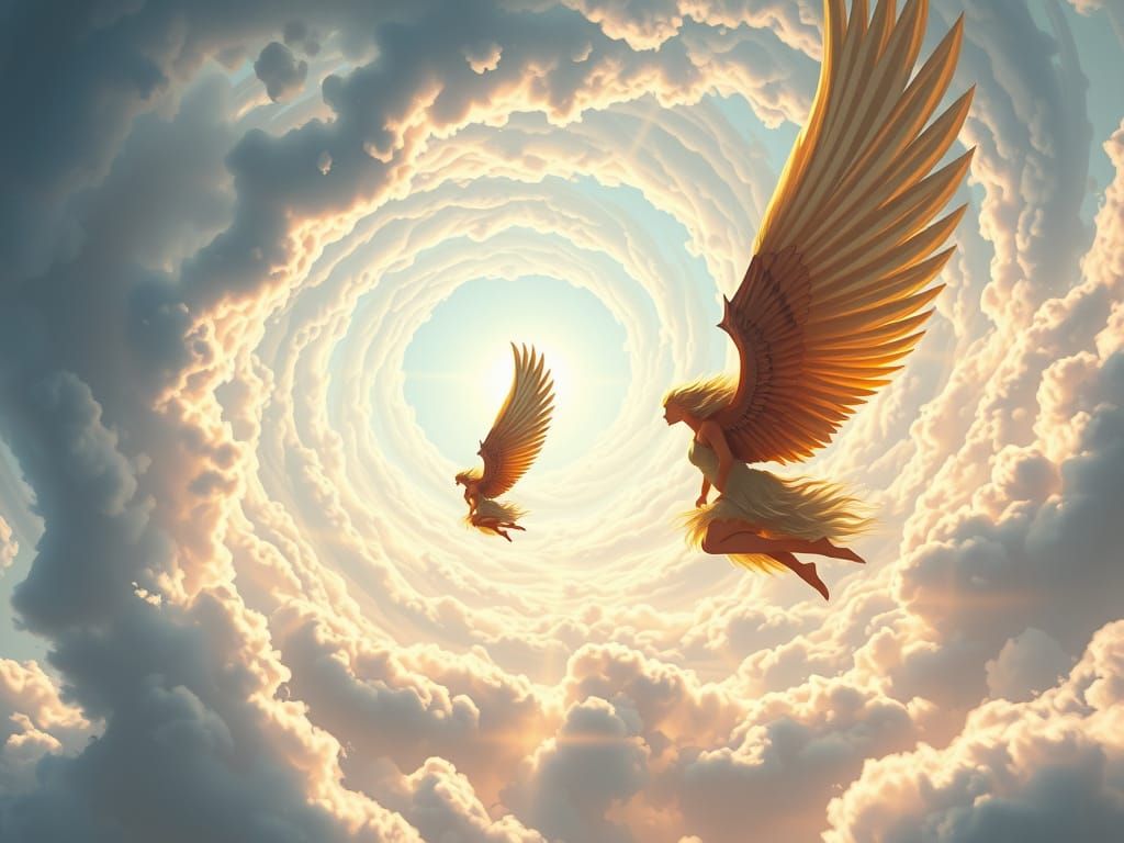 In the sky.