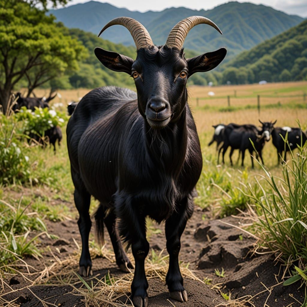 Surreal Black Goat Reveals Hidden Truth