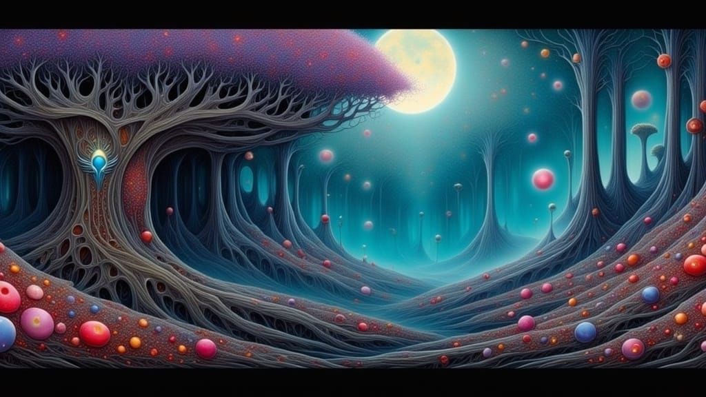 Mystical Realm: A Matte Painting in Unreal Engine 5