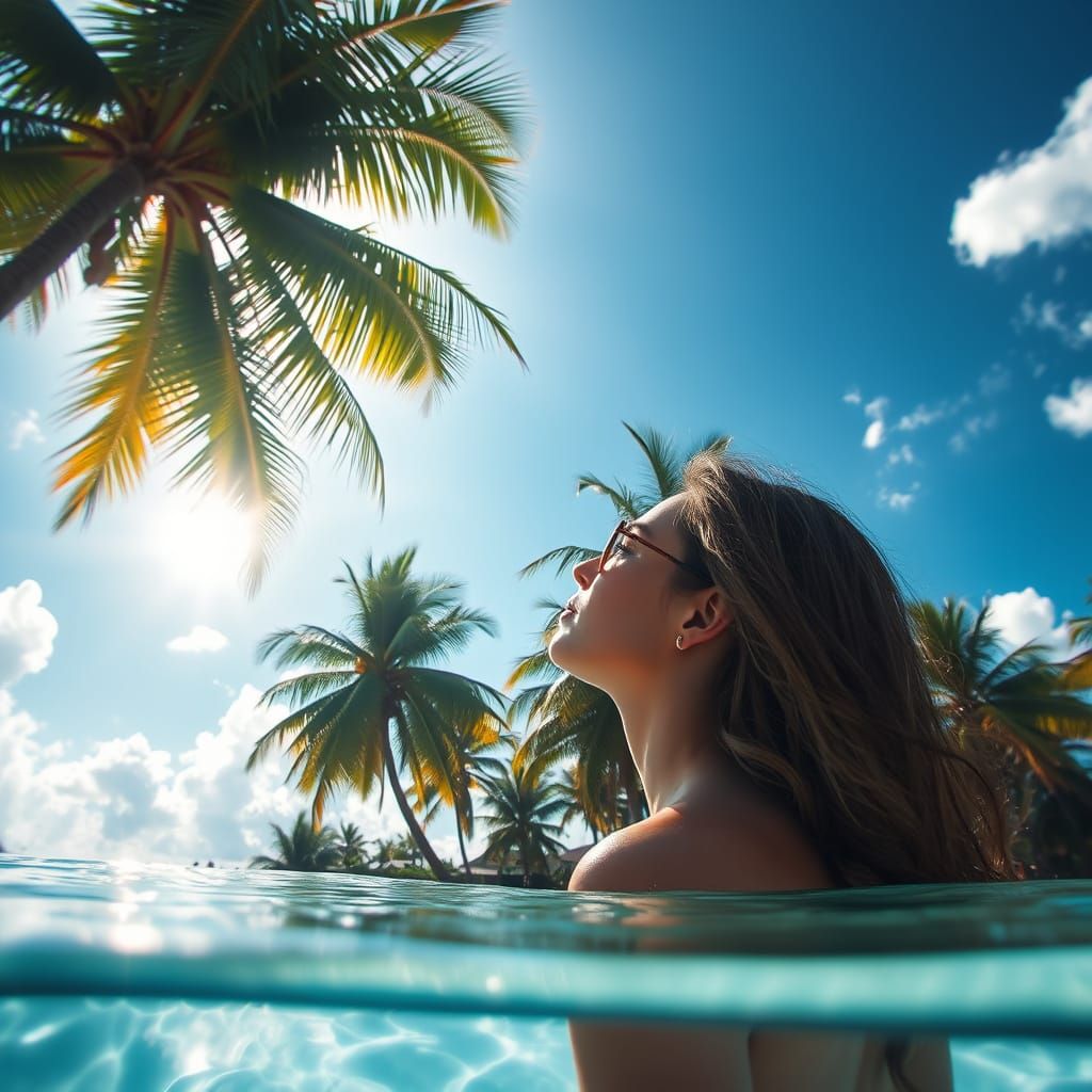 Tropical Storm Paradise with Radiant Sunshine