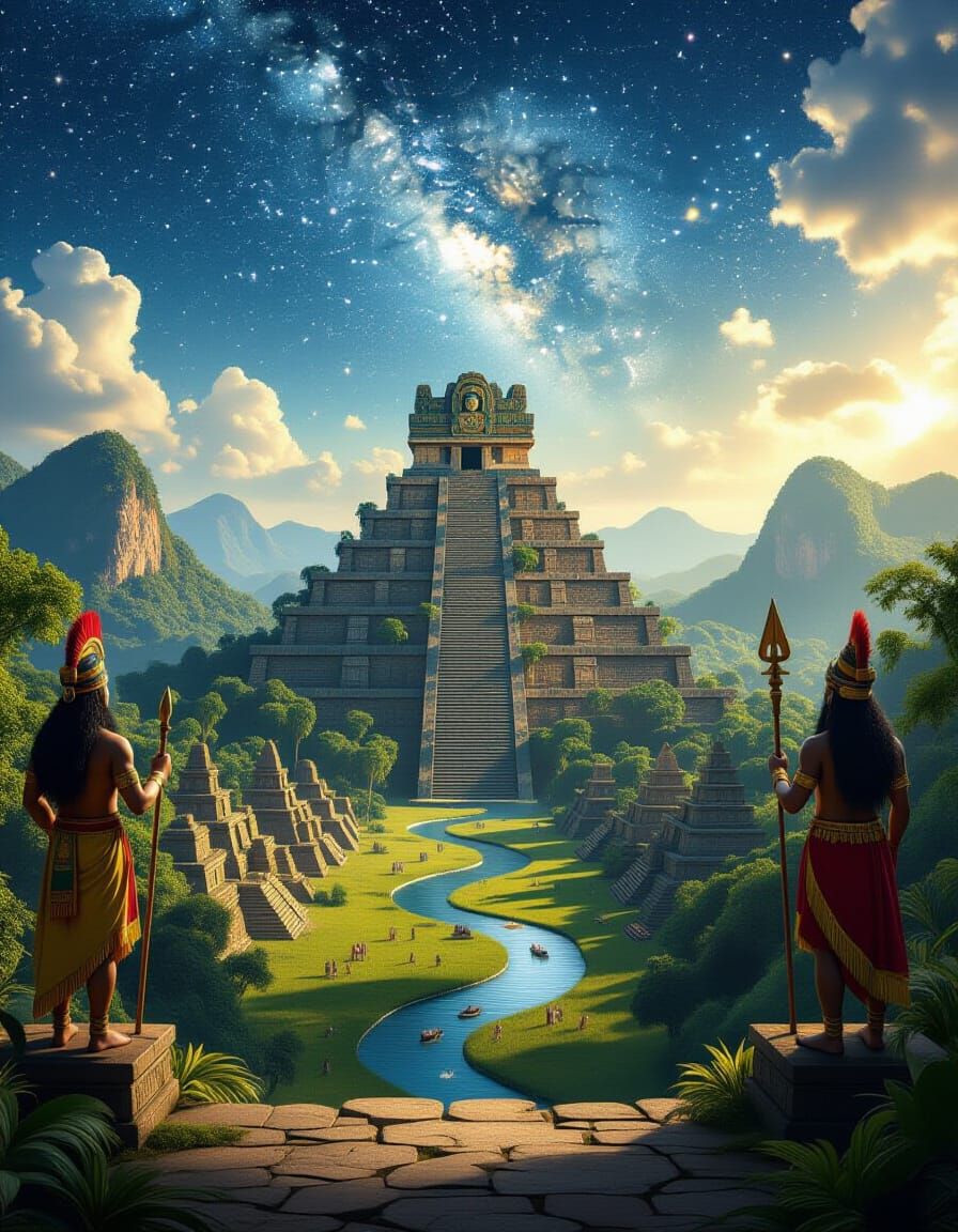 Maya Cosmology: Earth, Sky, and Sacred Tree