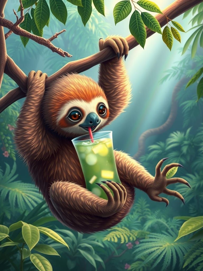 Chilling with a cold icetea