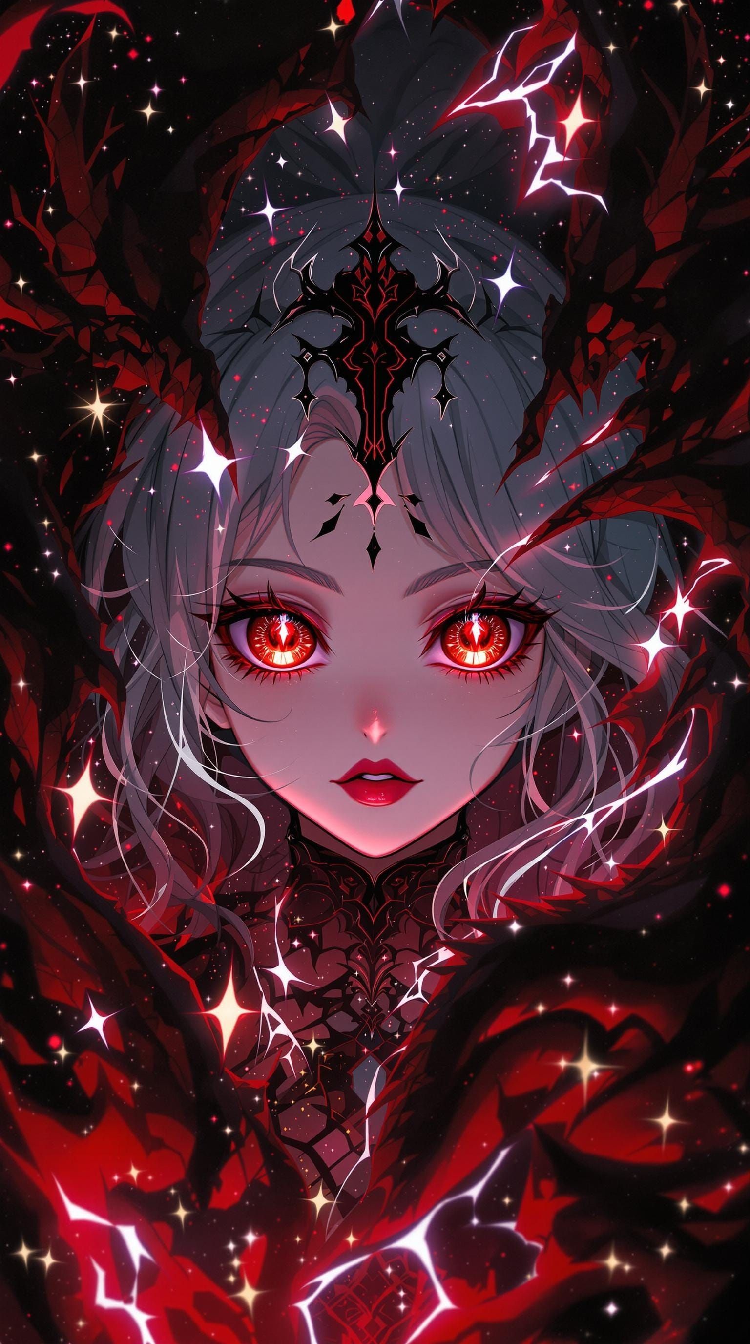 Enchanted Anime Girl in a Realm of Mystery and Magic