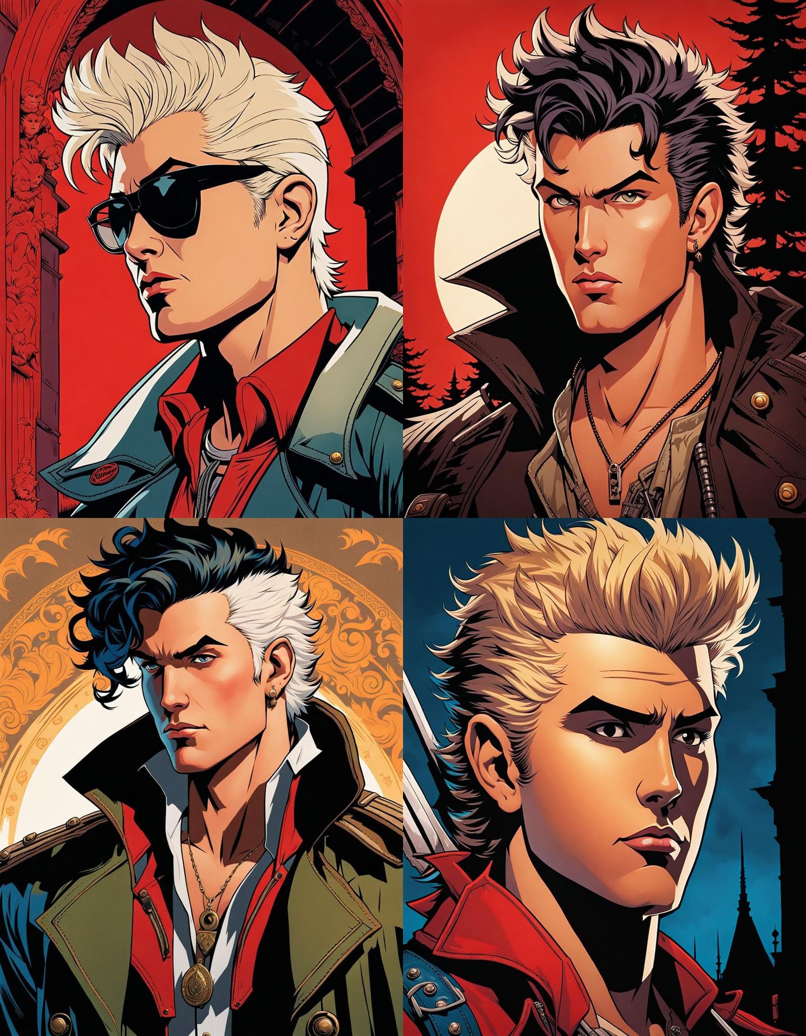 David from The Lost Boys: Comic Book Portrait