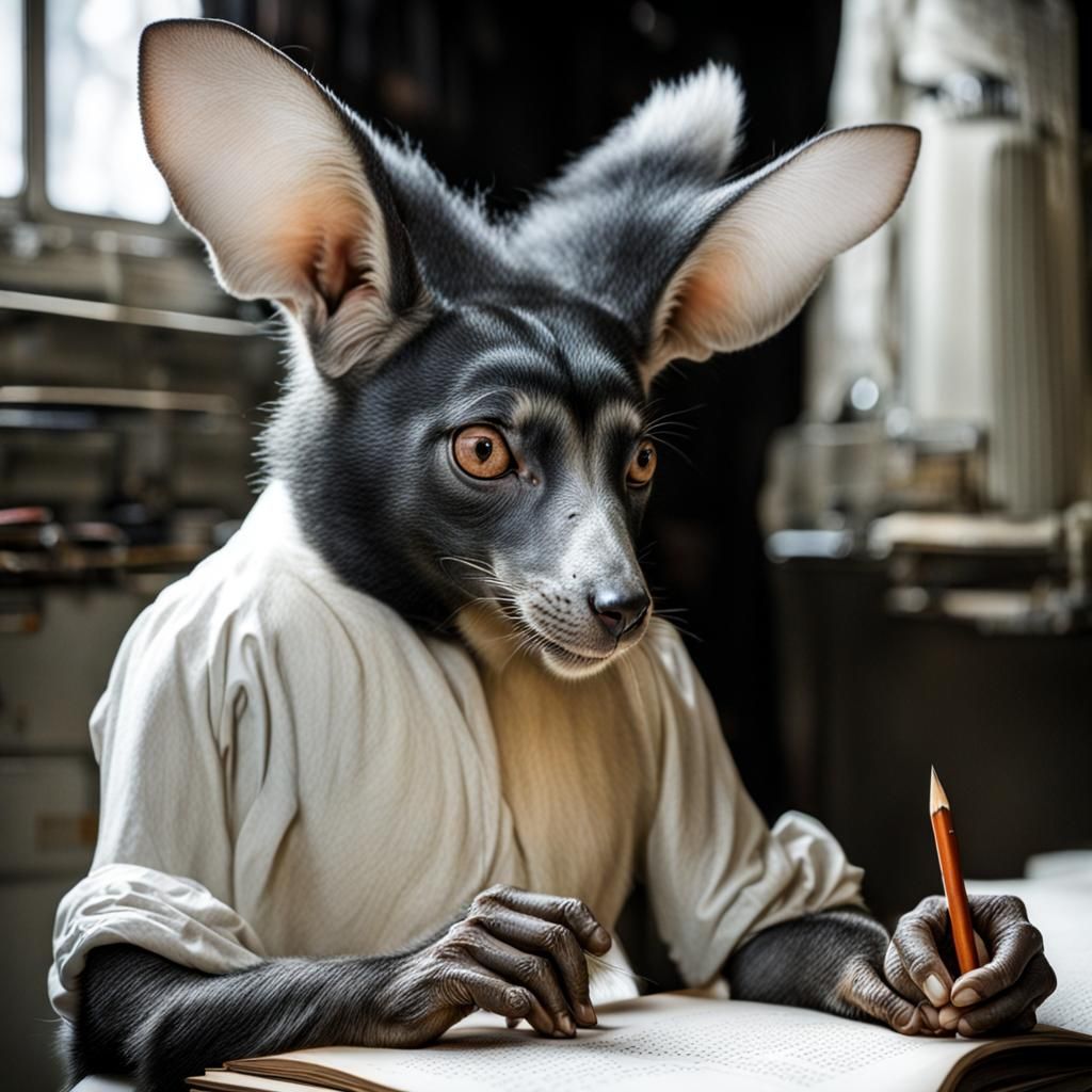 Surreal Alien Restaurant Celebration: Hyperrealistic Photogr...