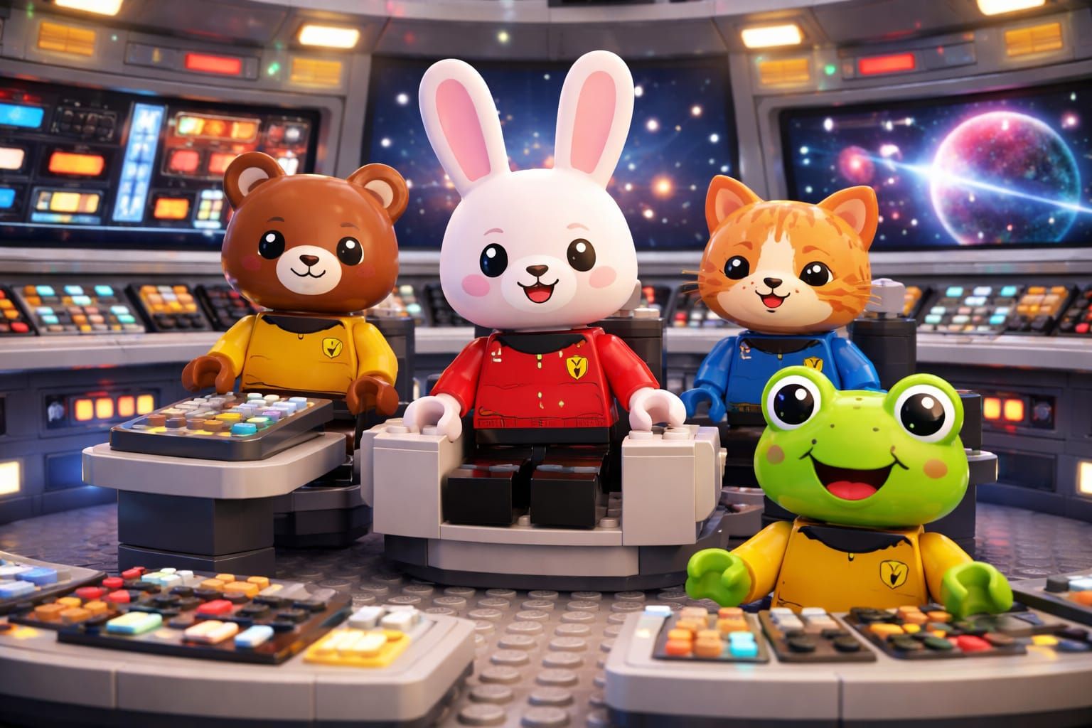 The Quest gang Lego version