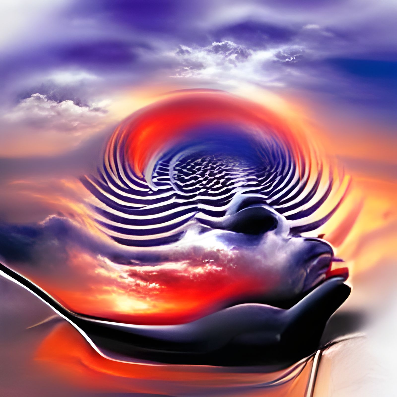 Hypnotherapy for the Soul: An AI Generated Image