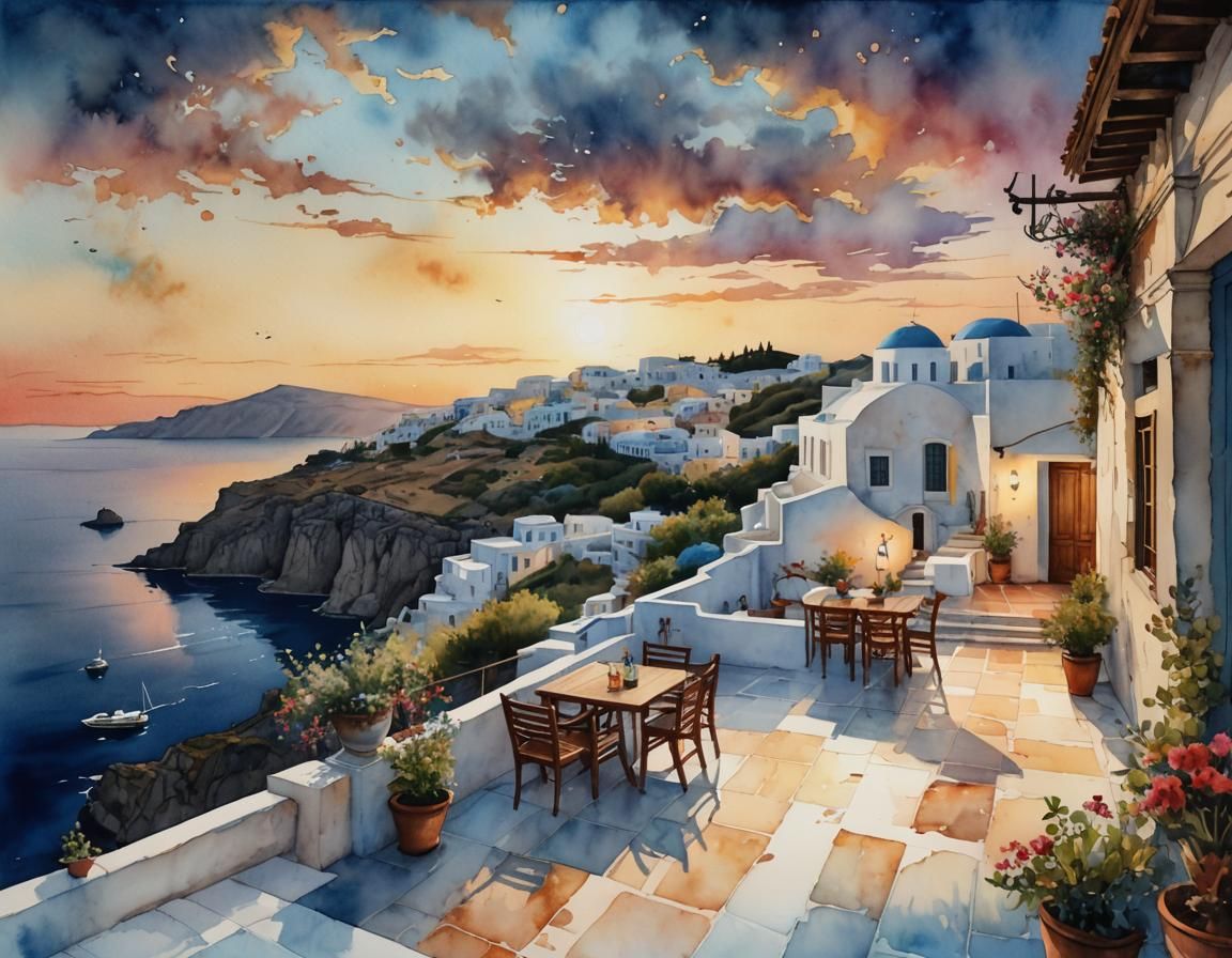 Greek Sunset