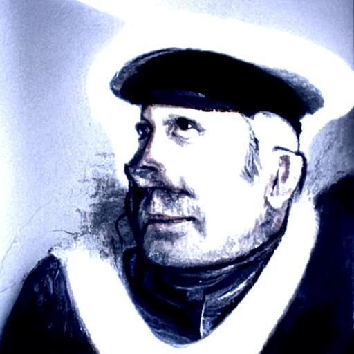 Monochrome Portrait of a Man