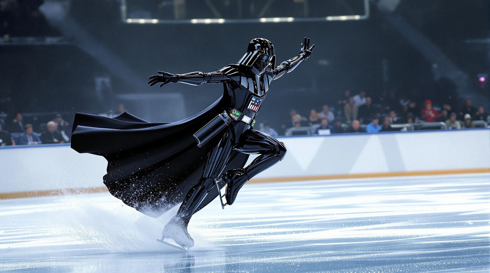 Cyberpunk Darth Vader on Ice