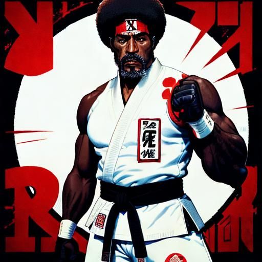 Demond Wilson as Karate Instructor in Miller Style