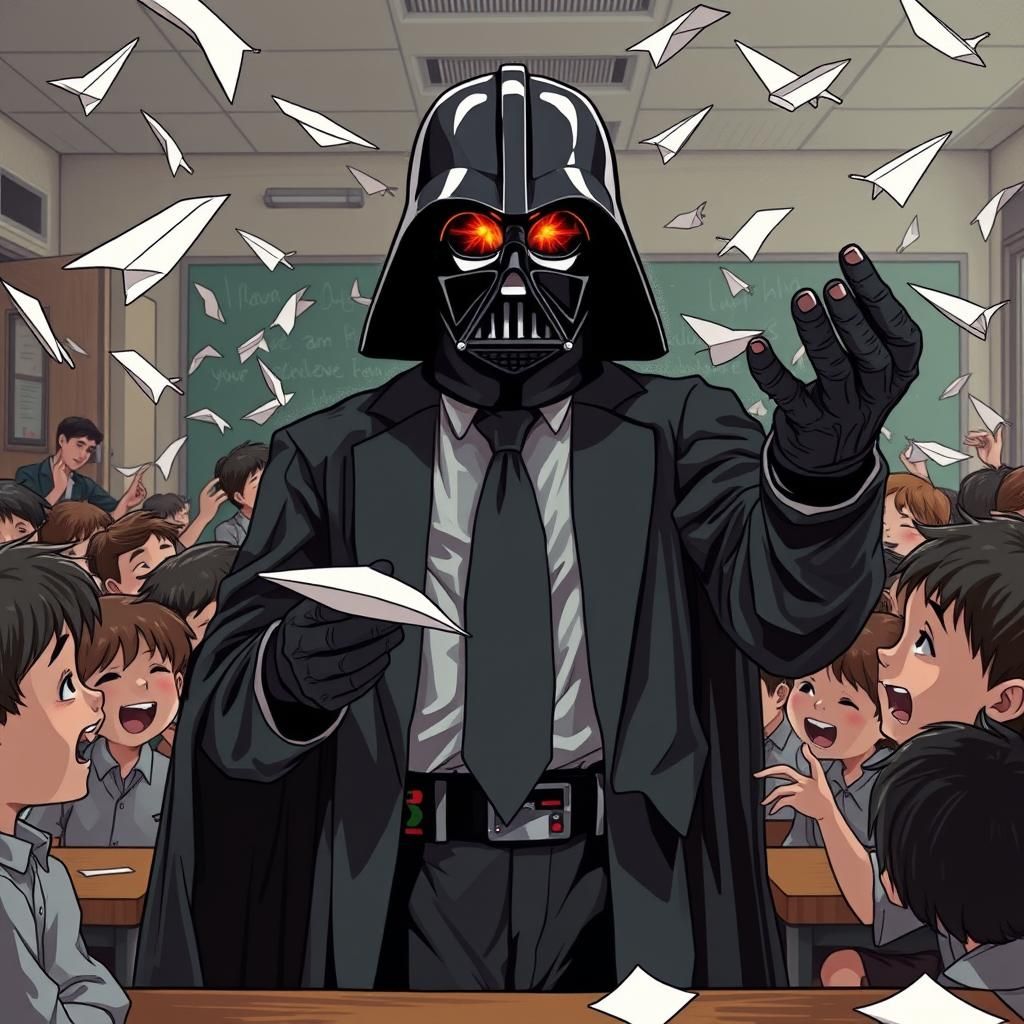 Darth Vader as a primary school teacher: "I find your lack o...