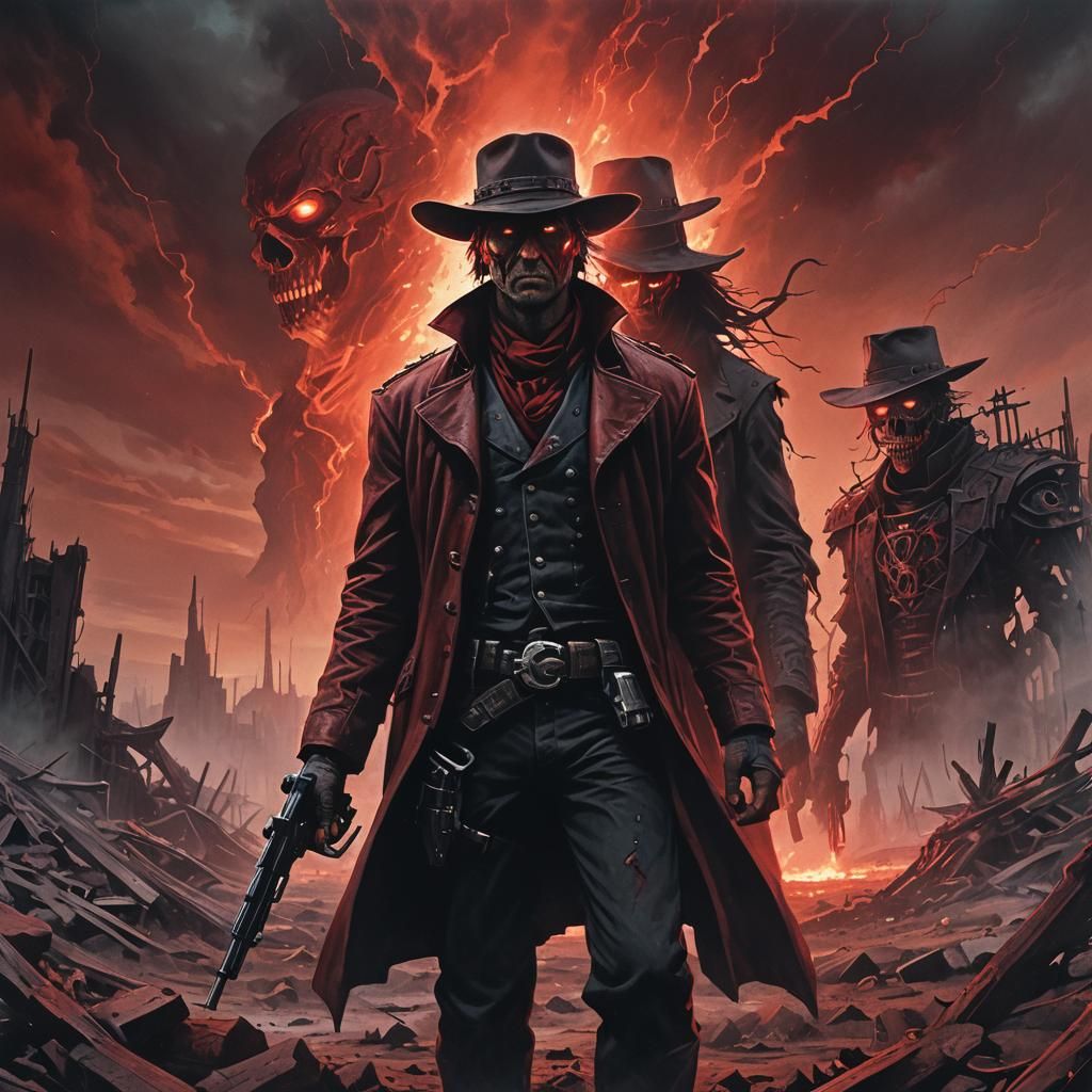 Roland and Jake Face the Crimson King in Wasteland