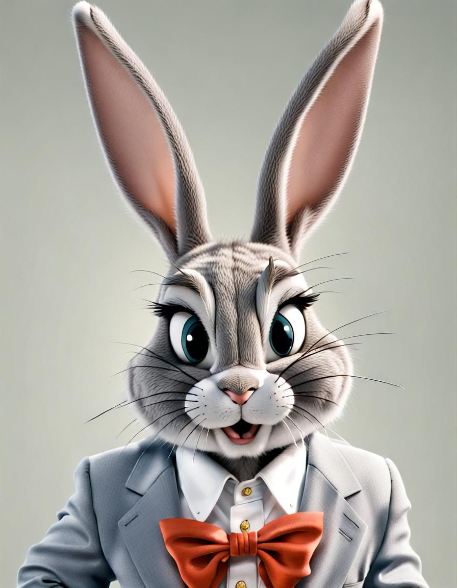 Bugs Bunny: AI Generated Digital Art
