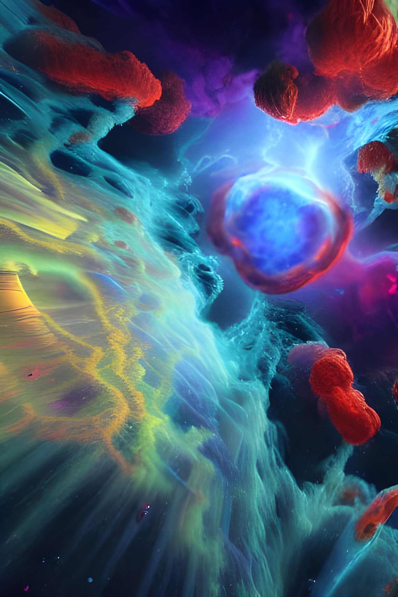 Spectacular Supernova Explosion in Deep Color