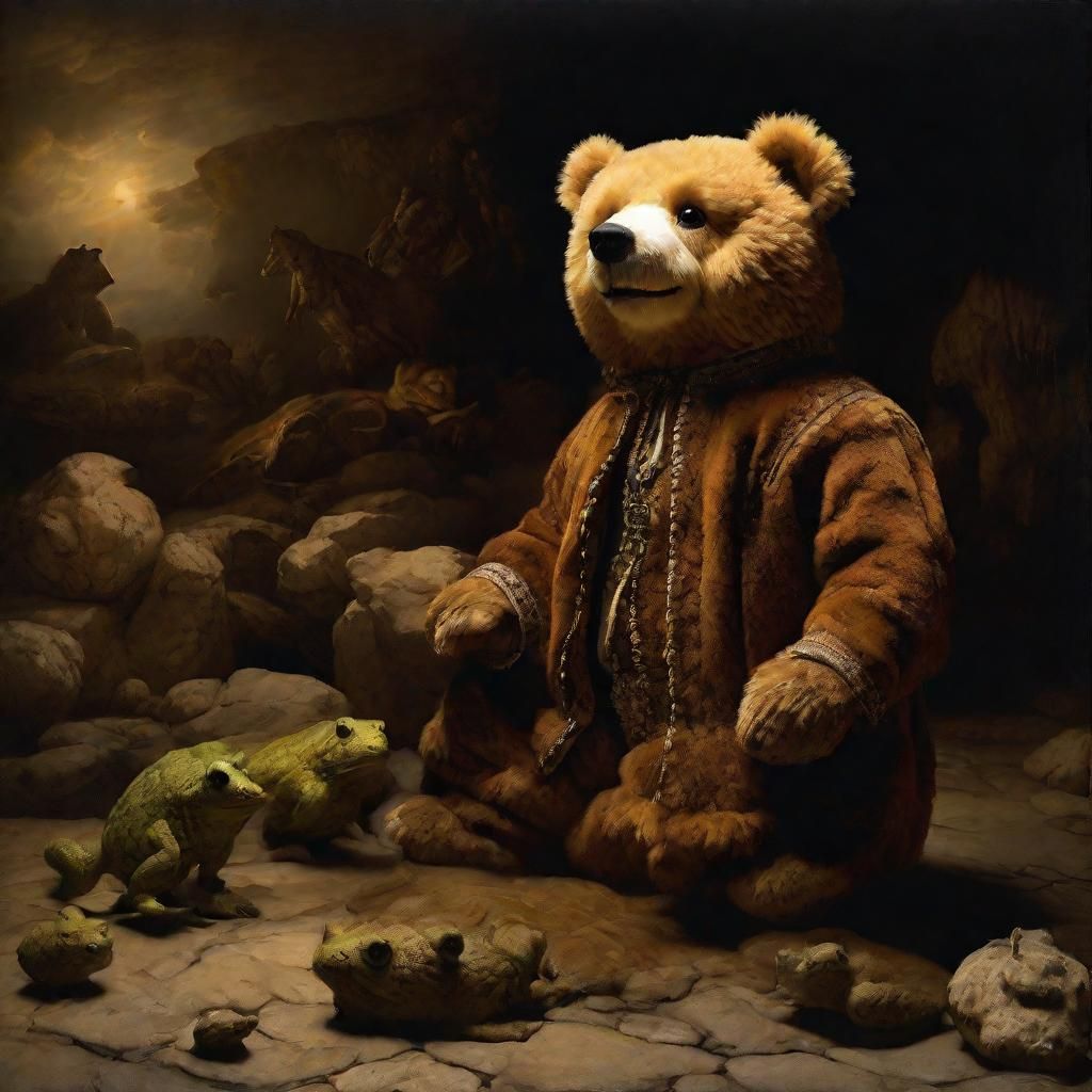 Teddy Bear's Baroque Adventure on Dog-Headed Frog Planet