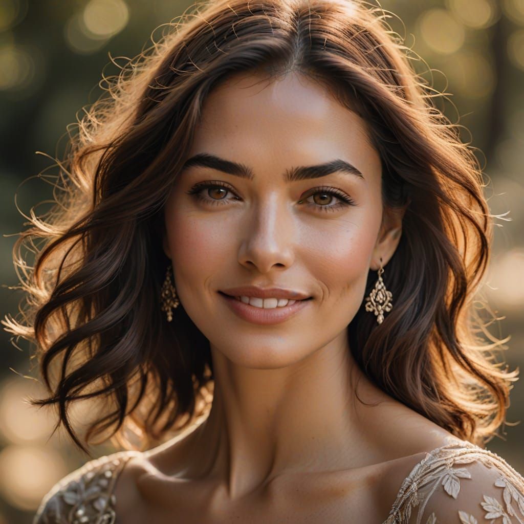 Timeless Portrait of a Serene Beauty