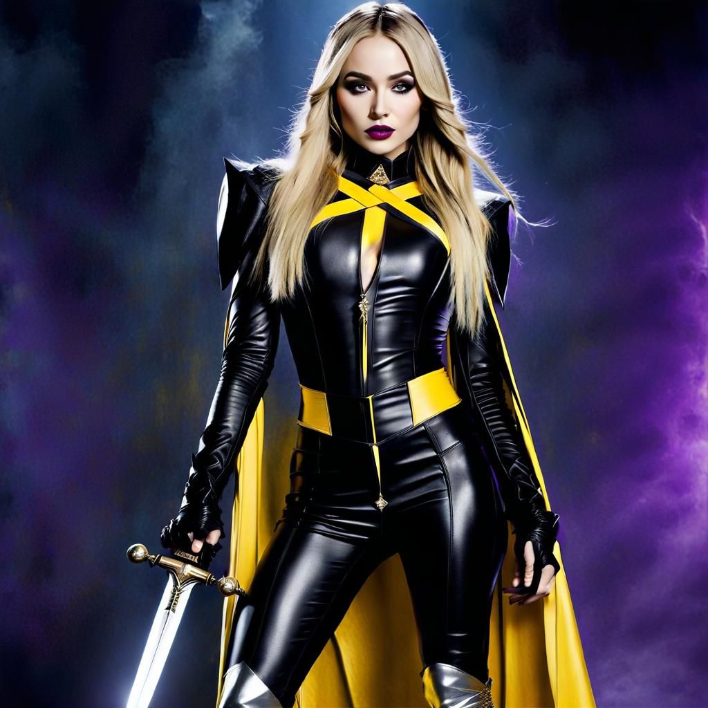 Illyana Rasputin as Dark Fantasy Concept Art