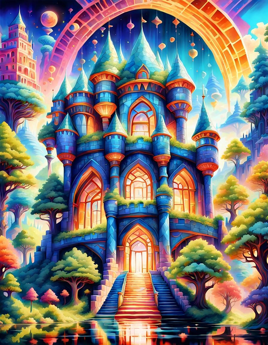 Colorful castle