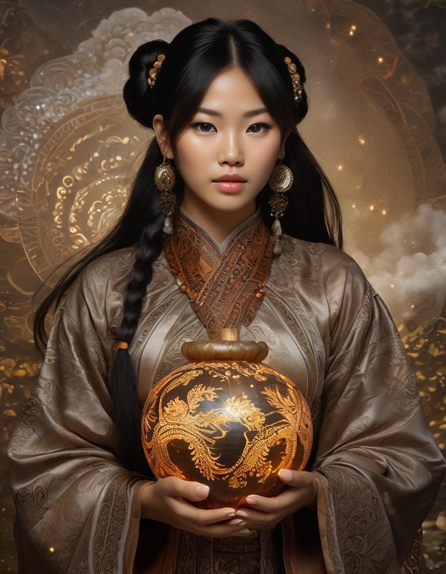 Asian Fantasy Monk