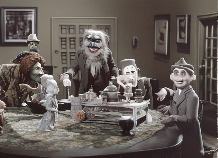 Surreal Dreamlike Photograph in Stop-Motion Style