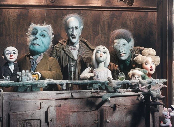 Surreal Stopmotion Photo: Heaven's Group Picture