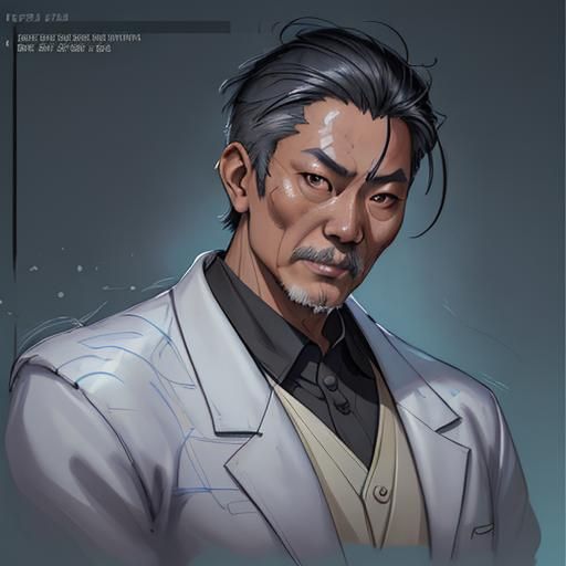 Surgeon Portrait in Dynamic Lighting, Unreal Engine 5